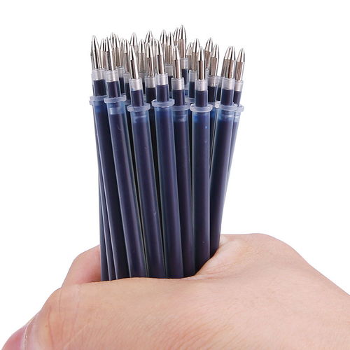 中性笔批发子弹头0.5黑色晶蓝学生用文具水笔0.38办公用品签字笔